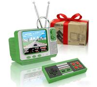 Console de Jeux rétro - 42 JALECO + 168 Jeux Classiques, 2,4G sans Fil 2 Joueurs, écran IPS 3,0 Pouces, Extension TF Card, idéale pour Les Enfants (Vert-Console de Jeu rétro)