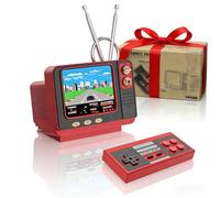 Console de Jeux rétro - 42 JALECO + 168 Jeux Classiques, 2,4G sans Fil 2 Joueurs, écran IPS 3,0 Pouces, Extension TF Card, idéale pour Les Enfants (Rouge-Console de Jeu vidéo Classique)