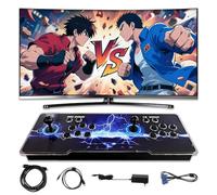 Console de Jeux Rétro 8000 3D WiFi Games in 1, Jeux vidéo Plug and Play Ecran HD 1280*720, Jusqu'à 4 Joueurs, Support Joystick Externe, Personnalisation des Touches (Éclairs)
