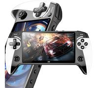 Console De Jeux Rétro avec Plus De 22 000 Jeux Préinstallés, Console Portable avec écran HD IPS De 5 Pouces, Batterie De 2 000 Mah, Connexion TV/Manette Bluetooth, Plug & Play(2Pcs)
