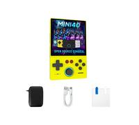 Console de Jeux Rétro MINI40 4 Pouces, Système Linux Open Source, Compatible avec de 22 000 Jeux et de 30 Émulateurs, Carte Mémoire de 128