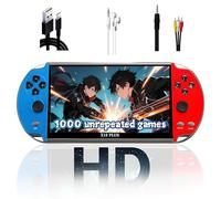 Console de Jeux rétro X12 Plus 7 Pouces avec 1 000 Jeux intégrés, 22 800 Jeux récurrents, Console de Jeux vidéo Portable rétro avec Manette sans Fil, Livres électroniques TXT