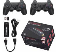 Console de jeux rétro X2 Plus, télécommande sans fil, 30 000 jeux, 3D, HD, TV, émulateurs PS1 pour plus de 30 Go/GBA 128 GO
