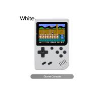 Console de jeux vidéo portable mini rétro Twitch (blanche) avec écran LCD couleur 8 bits et 400 jeux