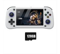 Console de jeux vidéo portable rétro G28, 128 Go, plus de 20 000 jeux, écran 4,3 pouces, Linux Pocket Player pour simulateur PS1/N64 B