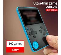 Console De Jeux Vidéo Rétro 500 En 1, À Écran Couleur 2,4 Pouces Ultra Slim Style