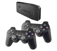 Console De Jeux Vidéo Sans Fil Avec 2 Manettes Et Récepteur, Lecteur Portable Intégré