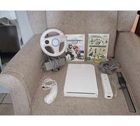 Console de jeux - Wii - Mario Kart - Couleur blanche - Inclus 1 jeu surprise - Livraison express 72h