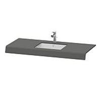 Duravit DuraStyle lavabo console DS828C04949 55x80x10cm, 2000 découpe, graphite mat
