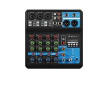 Console De Mixa De Carte Son HD A4 A5, Mélanur Audio Professionnel À 4 Ou 5 Canaux for Streaming en Direct, Équipement Audio DJ(A5)