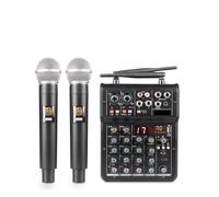 Console de mixa portable avec phone, Bluetooth et interface USB 48 V, for le live