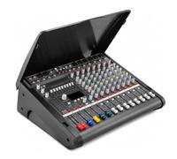 Console De Mixage Audio Amplifiée Pm600-3, Table De Mixage Professionnelle 8 Canaux, Amplificateur De Puissance Intégré 2 X 1000 W 4 Ω, Contrôleur Dj Pour Le Mixage Audio Sur Scène