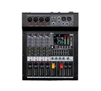 Console De Mixage Audio Professionnelle 4 Canaux For DJ, Interface Avec 256 Effets Réverbération, Amplificateur Et Fonction Bluetooth Clear Sound
