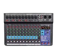 Console de mixage audio - RNCYN - 12A - Interface numérique - Portable - DJ professionnel - Noir - PCI EXPRESS