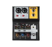 Console de mixage auditive à 2 canaux - Connexion ordinateur - Réduction du bruit - Son HIFI pour la création de contenu - Mixeur auditif USB