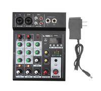 Console De Mixage Professionnelle Avec éCran Usb, 4 Canaux, Pour Diffusion En Direct, Karaoké Sur Internet, Prise Us 100-240 V