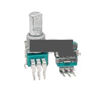 Console de mixage verticale à double canal C100K, 2 pièces, RK09L, potentiomètre de réglage de l'amplificateur, demi-axe 15mm, 6 broches