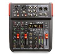 Console de mixage - VONYX - VM-KG06 - 6 canaux - Mixage audio - Polyvalente