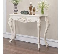 Console de rangement pour entrée, table d'appoint étroite, style victorien vintage - Meuble décoratif pour entrée, couloir ou hall d'entrée - Table basse avec pieds - Pièce d'exposition idéa