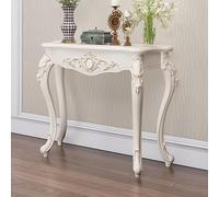 Console de rangement pour entrée, table d'appoint étroite, style victorien vintage - Meuble décoratif pour entrée, couloir ou hall d'entrée - Table basse avec pieds - Pièce d'exposition idéa