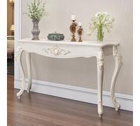 Console de rangement pour entrée, table d'appoint étroite, style victorien vintage - Meuble décoratif pour entrée, couloir ou hall d'entrée - Table basse avec pieds - Pièce d'exposition idéa