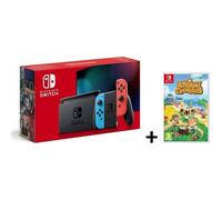 Console de salon - Nintendo - Switch V2 - Rouge néon et Bleu néon - 32 Go - Animal Crossing