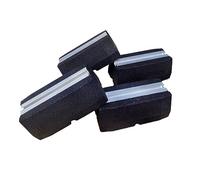 Console de sol universelle pour climatisation split, climatisation et chauffage, pompe à chaleur, base d'amortissement pour climatisation et pompe à chaleur, pieds anti-vibrations en caoutchouc (4 x