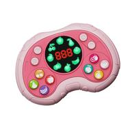 Console de Speed Push, de Puzzle Portable Entraînement à la Vitesse de | Dessin animé Console éducative interactive pour l'apprentissage préscolaire, vitesse de réaction, Rose