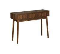 Console décor bois de noyer. 2 tiroirs - Linear