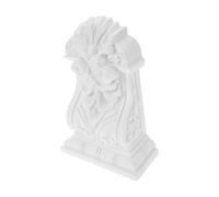Console Décorative D’angle en Pu Blanc Style Européen, Ornement Roman
