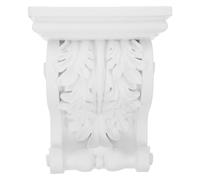 Console Décorative Européenne en PU, Style Français, Blanc | Installation Légère et Facile à Percer, pour Angles de Plafond, Manteau de Cheminée, Comptoirs