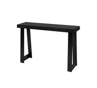 VEVOR Console d’Entrée 118 cm de Long, Table Console Moderne, Table d'Appoint Rectangulaire en Bois, Bout de Canapé Étroit et Long, Meuble de Rangement pour Couloir, Chambre, Salon, Vestibule, Noir
