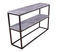 Console Design Double "Rise" 110cm Gris & Noir