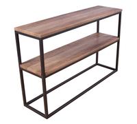 Console Design Double "Rise" 110cm Naturel & Noir