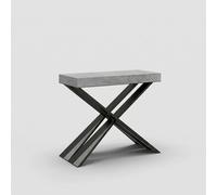 Console extensible 90x40/300 cm Diago Cemento structure Anthracite