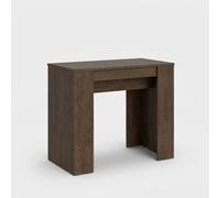 Console design extensible 90x48-204cm table à manger en bois Basic Small Noix