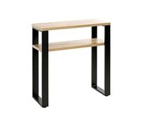 Console Design "Felicita" 75cm Noir & Chêne