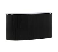 ebuy24 Console murale Loca 1 porte Noir