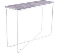 Console Design "Palace" 110cm Gris Foncé & Blanc Blanc G