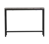 Console Design "Rise" 110cm Gris & Noir