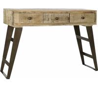 Console DKD Home Decor 130 x 40 x 89 cm naturel noir métal bois de mangue
