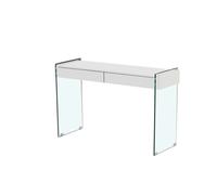 Console DKD Home Decor cristal transparent blanc 120 x 40 x 76 cm bois MDF