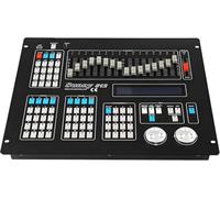 Console DMX Contrôleur 512 Professionnelle, 16 Canaux avec Grand Écran LCD Rétroéclairé, Contrôle Simultané de 32 Projecteurs Intelligents et 48 Scènes pour DJ, Clubs et Scène