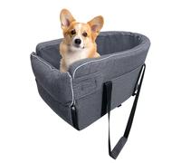Console Dog Car Seat with Adjustable Non-Slip Design | Central Control Pet Seat for Safe Travel | Breathable Travel Carrier & Kennel Bed for Small Dogs Cars, Camping, and Outdoors