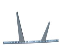 Console double pour crémaillère Plum L.320mm x10