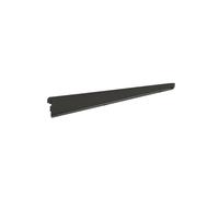 Console droite pour crémaillère double perforation SPARRING - graphite - profondeur 270 mm ELFA®