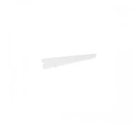 Console droite pour crémaillère double perforation - SPARRING - L 270 mm - blanc ELFA