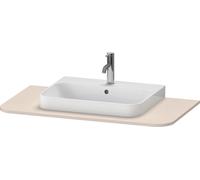 Console Duravit Happy D.2 Plus, 1000x550 mm, 1 découpe, pour meuble sous-lavabo HP4941, HP4961, HP4971, HP031E08383, Couleur: Décor taupe super mat