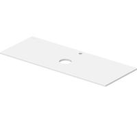 Console Duravit Sivida, 1 découpe au centre, 1280x500mm, 2670033200, Couleur: Soie matte blanche