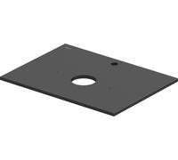 Console Duravit Sivida, 1 découpe au centre, 680x500mm, 267000HE00, Couleur: gris foncé